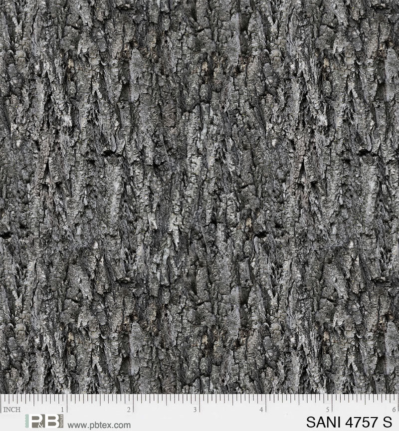 P&B Textiles | Spirit Animal | 04757S | Tree Texture – Quilted Chicken