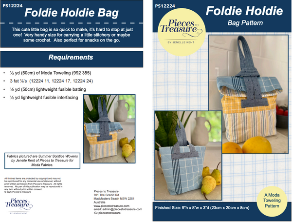 Foldie Holdie Pattern by Jenelle Kent