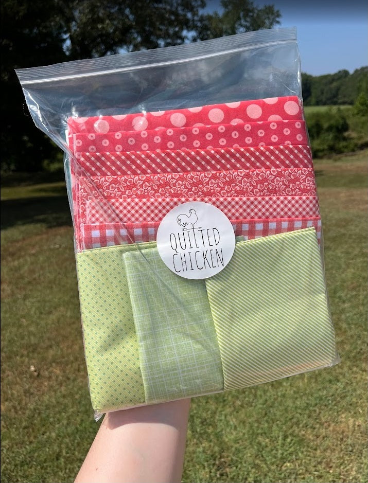 Watermelon Patchwork Quilt Kit | Thimble Blossoms | TB 286 | 58in