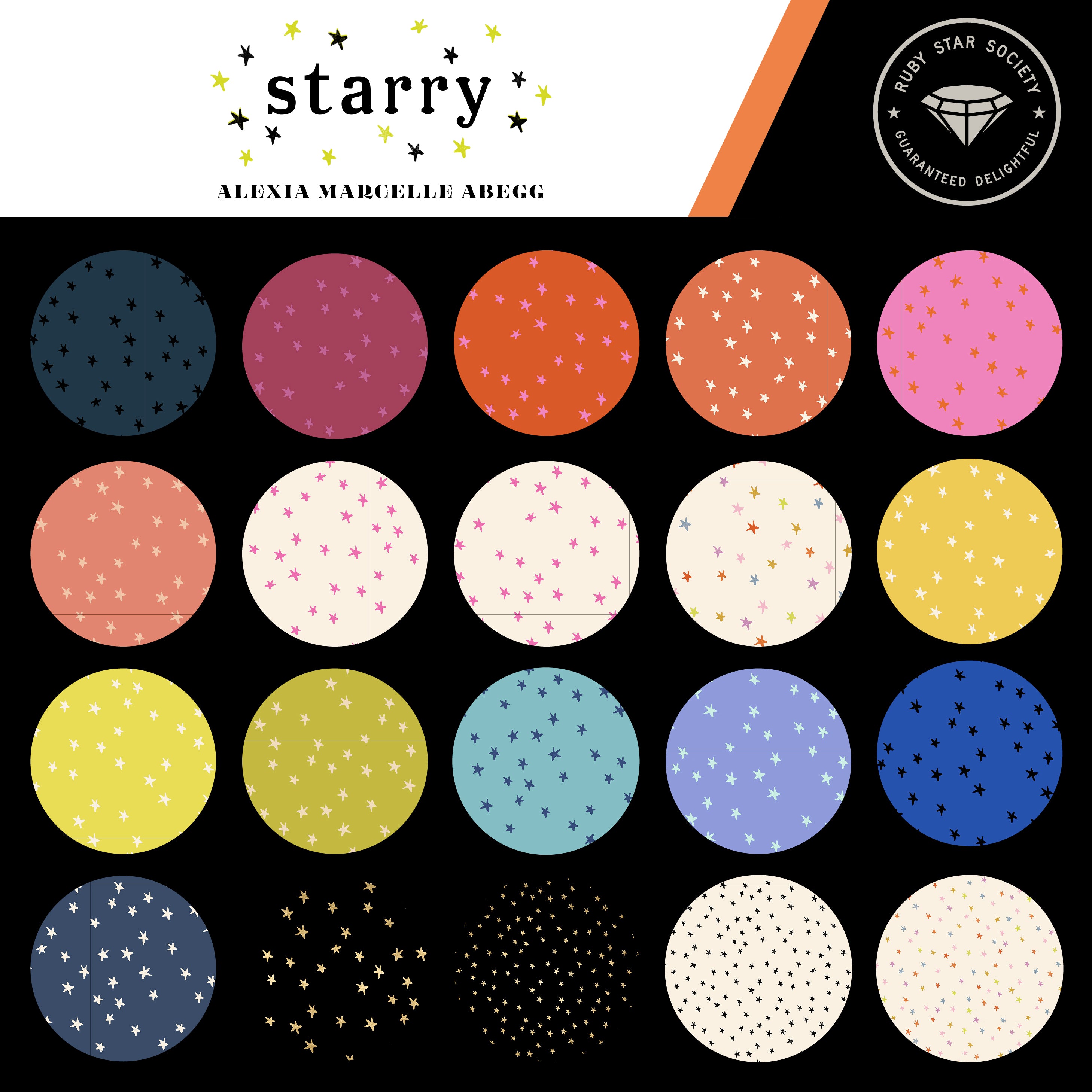 Ruby Star | Alexia Abegg | Starry | RS4109 41 | Vivid Pink